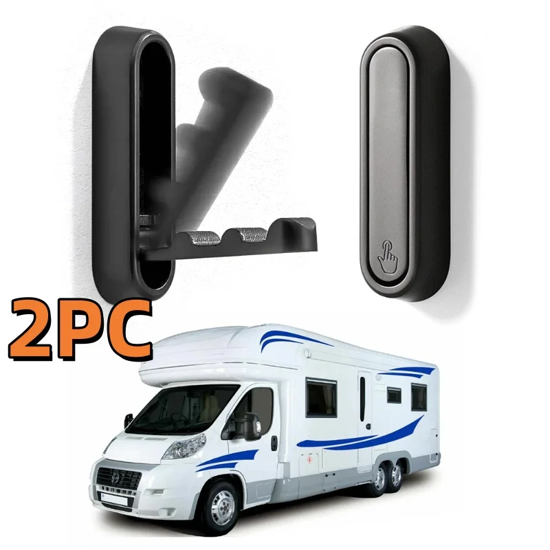 

1/2/3PC Sturdy Aluminum Alloy Towel Hook For RV Bathroom Rust-Resistant Ideal RV Accessory For Storage And Organization RV Hook