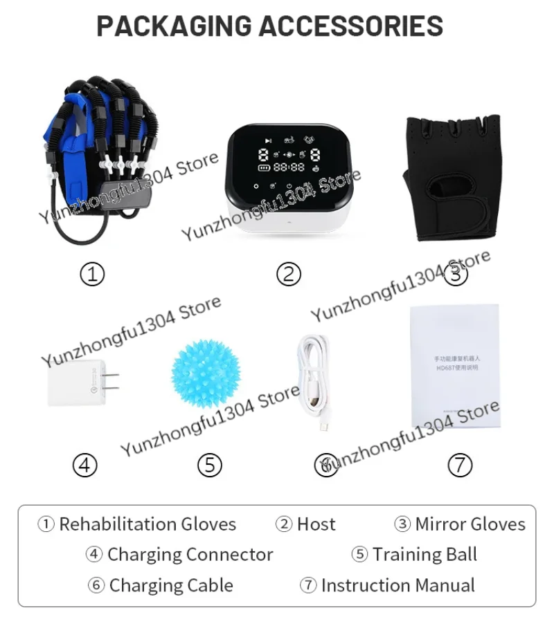 Smart Restoring Health Device Glove Arm Hand Robot Stroke Wireless Rehabilitation Robot Glove