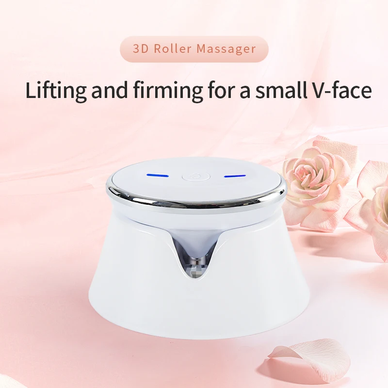 EMS Facial Massager Roller Microcurrent Face Lifting Machine V-Face Roller Massager Skin Rejuvenation Anti-Wrinkle Beauty Device