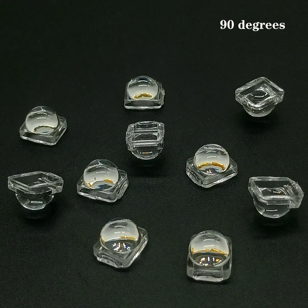 100pcs/Lot Lens For 5050 LED WS2812 APA102 WS2811 SK6812 30 60 140 Degree Angle Lens