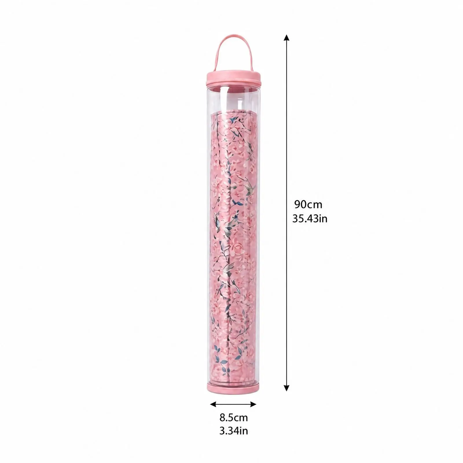 Mahjong Storage Bags Cylindrical Zippered Playmat Storage Bag with Reinforced Handle for Tablecloth Portable Travel Playmat Bag