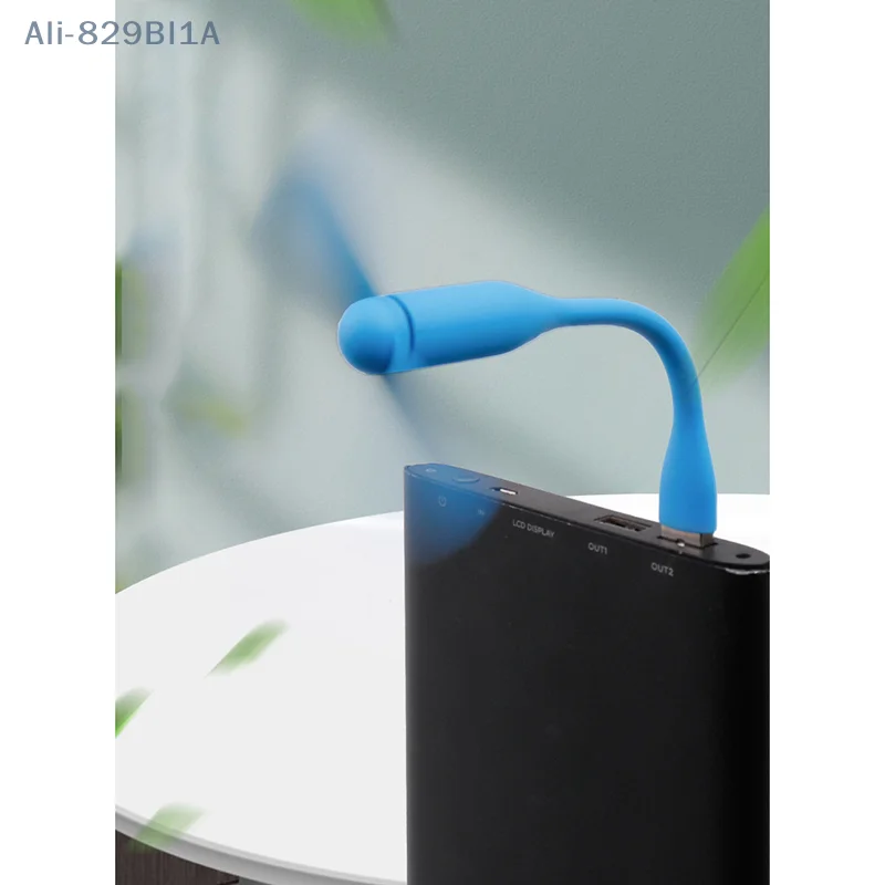 USB Small Fan Flexible Bendable Fan For Power Bank Laptop PC AC Charger Portable Hand Cool Mini Fan For Computer Summer Gadget