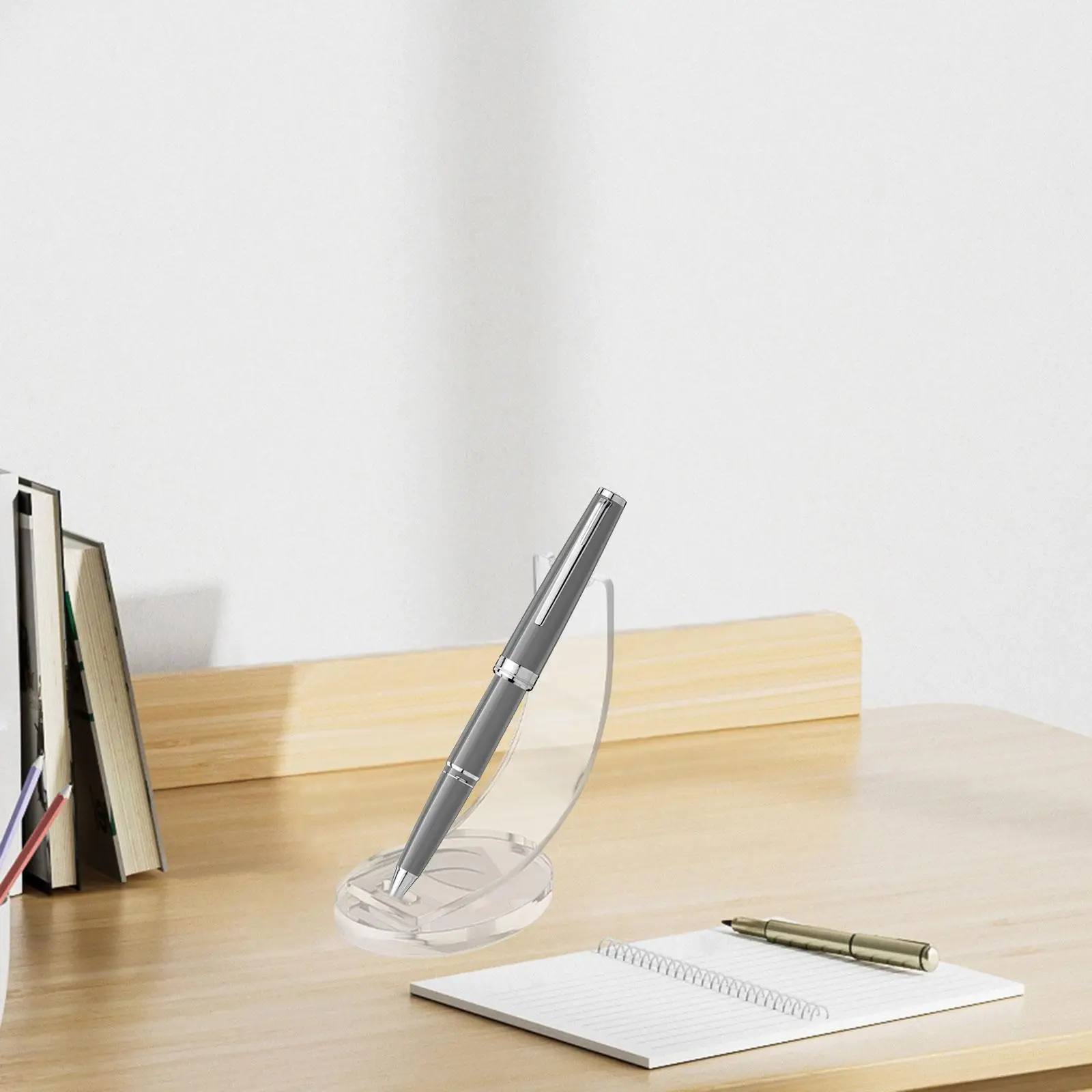 Acrylic Pen Display Stand Pen Rack Marker Pen Portable Accessory Makeup Brush Rack Pen Holder for Desk for Office School Art