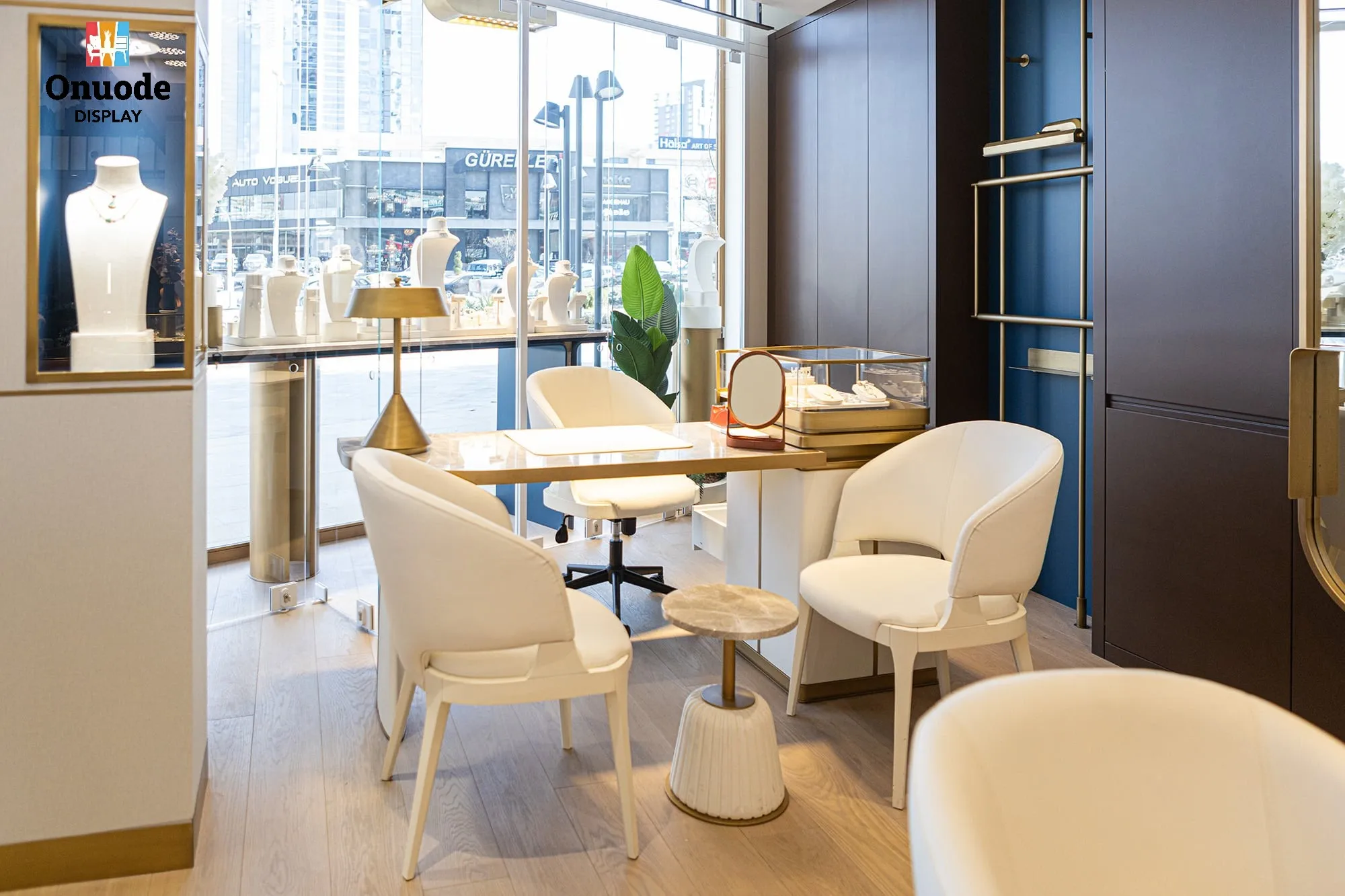 Custom.Premium Custom Jewelry Displays LED-Glasschränke für Luxus-Boutique-Store, Innendesign, Juweliergeschäft, Innendesign