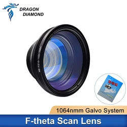 Fiber F-theta Scan Lens 50x50-300x300mm Focal Length 100-420mm For 1064nm YAG Optical Fiber Laser Marking Machine Parts