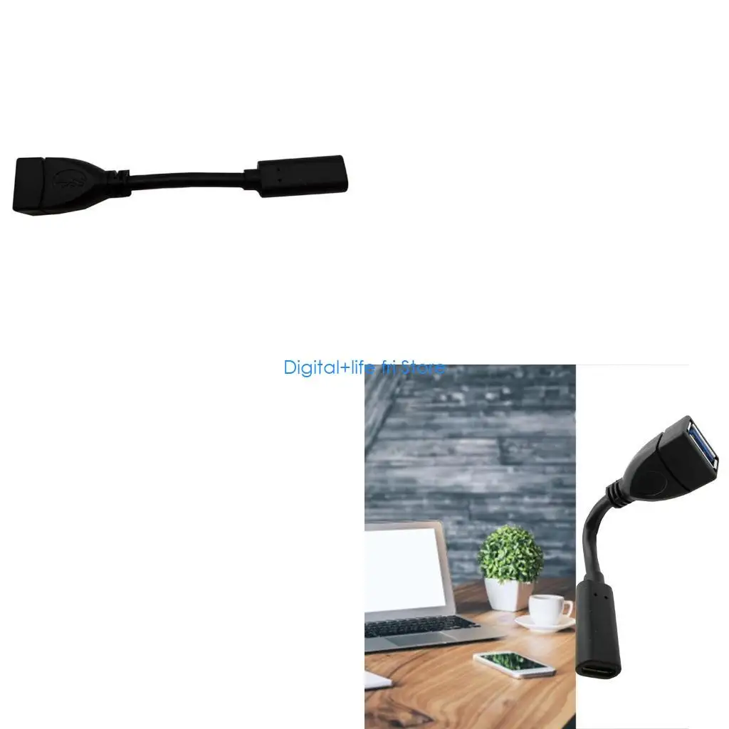 E06D Durability USB Type C Female To USB Female Adapter For Fast Data Syncing On And Laptops Type C to type C Connectors