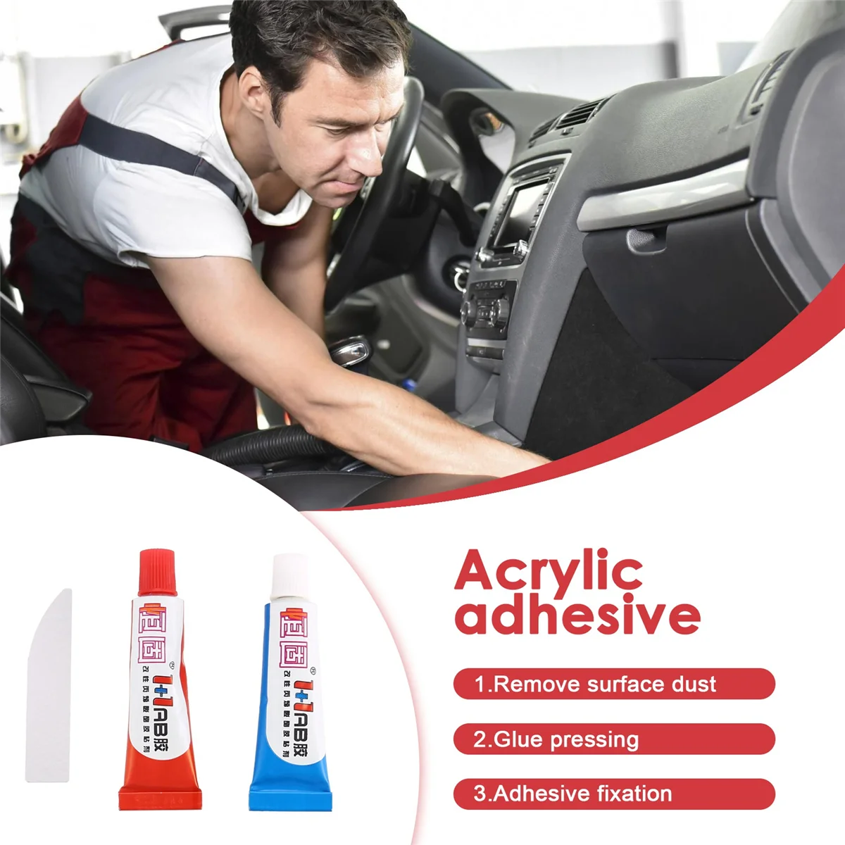High Quality Two-Component Modified Acrylate Adhesive AB Glue Super Sticky HY