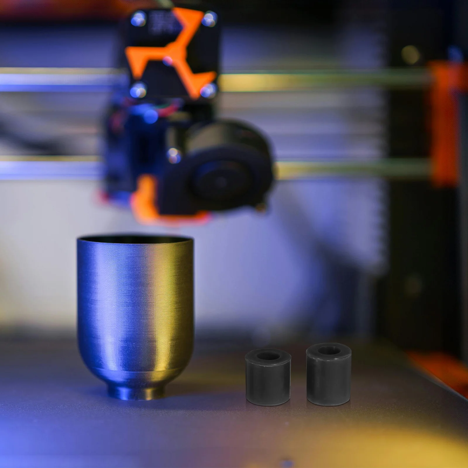 

8Pcs Silicone Printer Leveling Columns Replacement Heat Bed Spacers Silicone Mounts Stable Shock Absorption 3D Printer