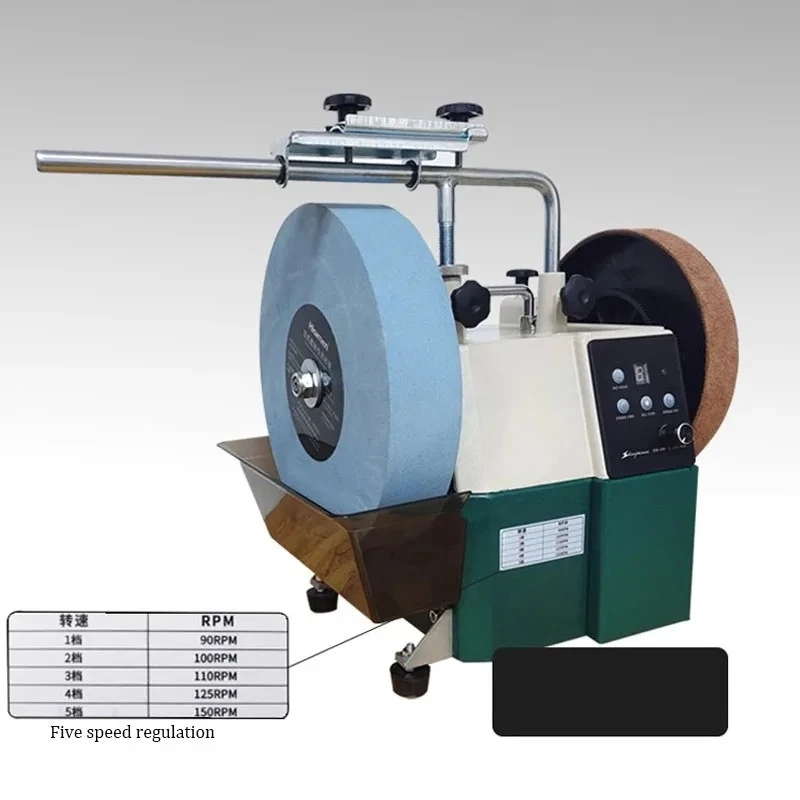 10 Inch Low Speed Grinder Positive and Negative White Fused Alumina Sharpener Water-cooled Grinder Polishing Machine