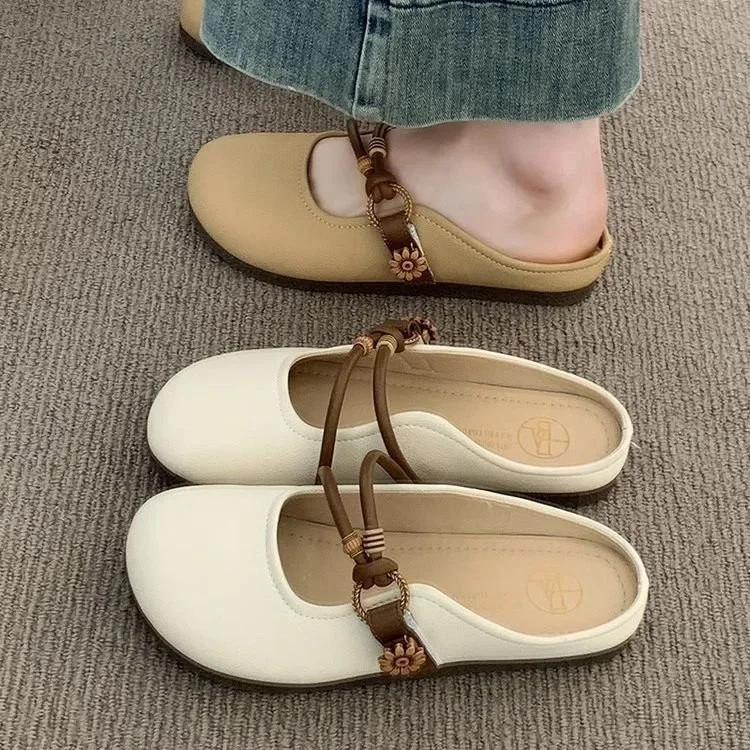 2025 Casual Flache Einzelne Schuhe Marke Designer Frau Karree Lackiertem Leder Wohnungen Vintage Schmale Band Faulenzer Luxus Schuhe