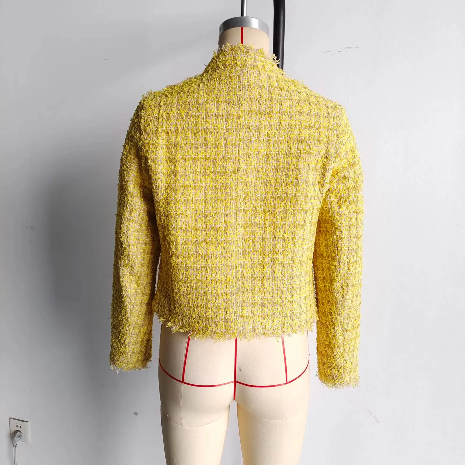 HH Women's Autumn Fashion Solid Single-breasted Long Sleeves With Pockets Coats Female Winter Elegant 2-Color Casual Jackets