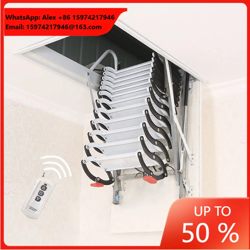 High Quality Electric Ladder New Model Foldable Interior Loft Ladder Manual Lift Tables For Indoor Use