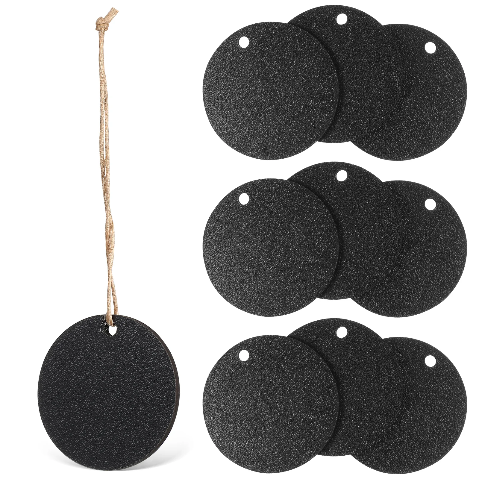 

10pcs Mini Blackboard Chalkboards Hanging Home Decoration Tags Sturdy Thick Reusable Wedding Party Crafts Signs Display Notices