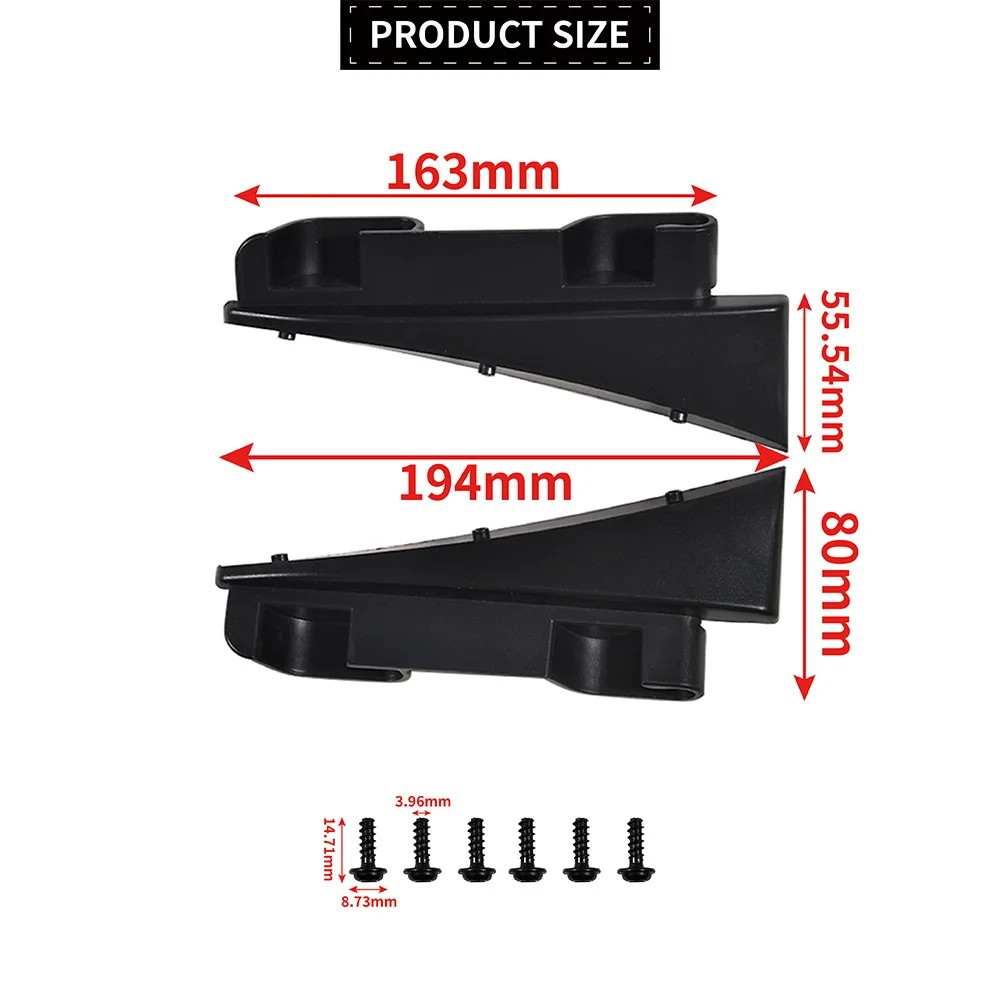 8J8898283 2Pcs Car Rear Trunk Parcel Shelf Luggage Cover C-Pillar Side Bracket Repair Kit For Audi TT 8J MK2 Coupe 2006-2014