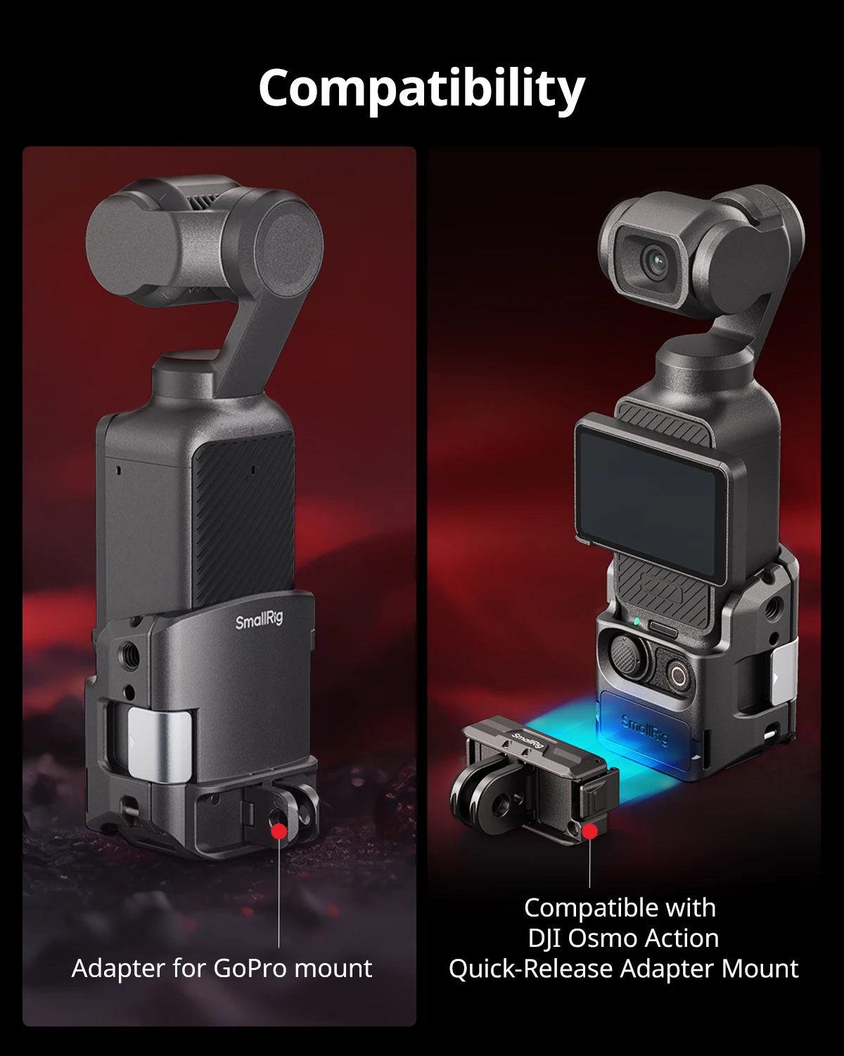 SmallRig Cage for DJI Osmo Poc - Camera Wrist Strap review and price