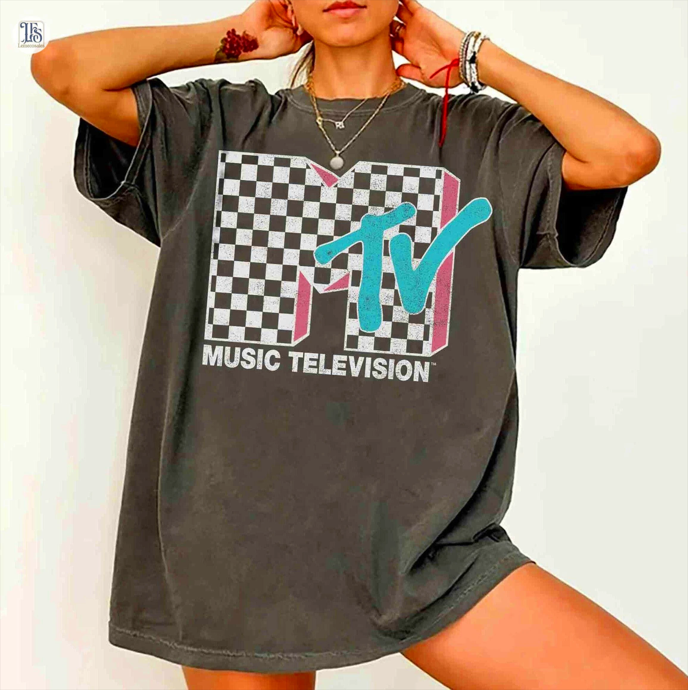 

Мужская футболка 2026 Retro MTV Birthday Girl, летняя новинка, унисекс, в стиле хип-хоп и рок, повседневная футболка