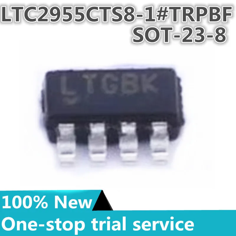 

2-100pcs %New original LTC2955CTS8-1#TRPBF LTC2955CTS8-1#TRMPBF silk screen LTGBK TSOT-23-8 Power monitoring and reset chip