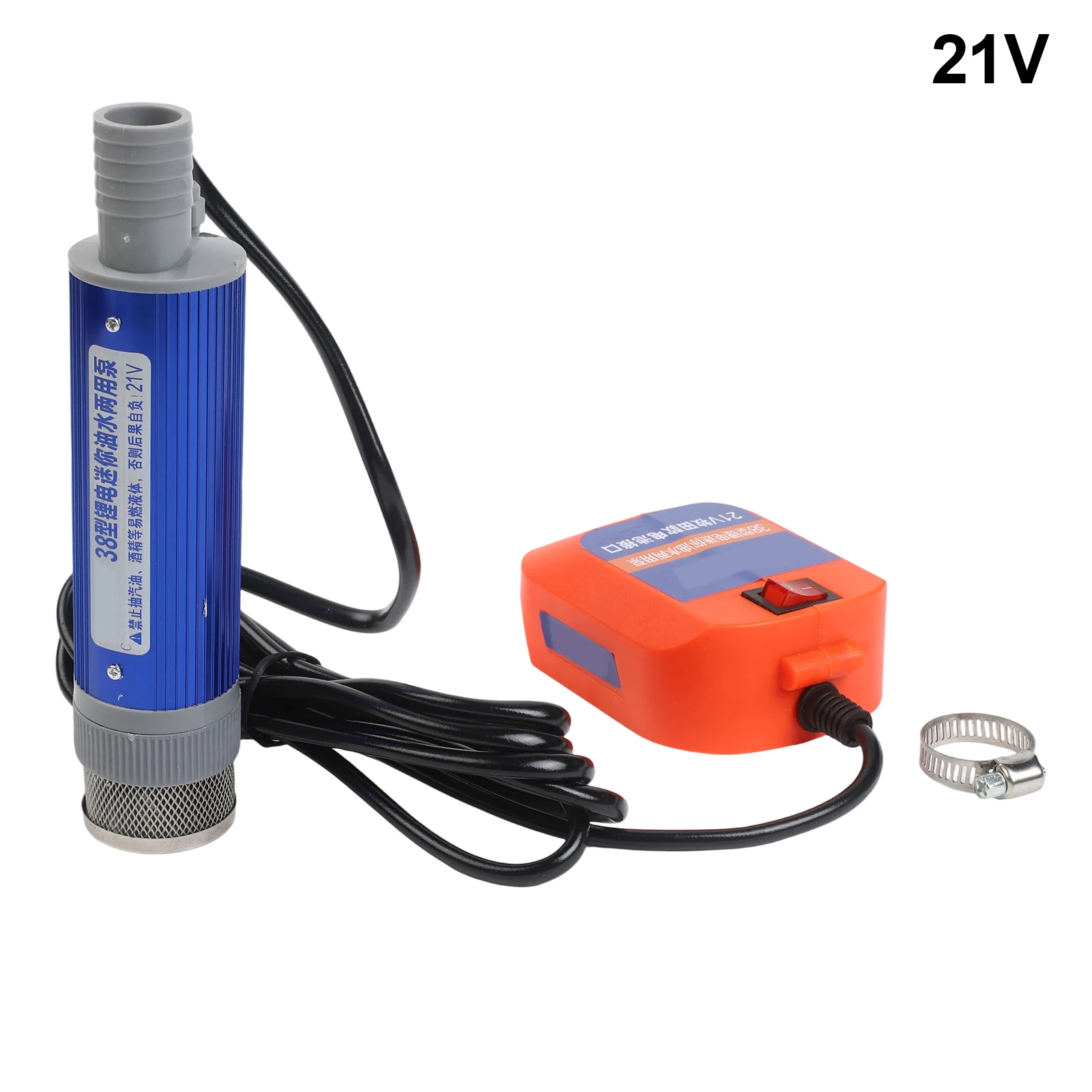 High Performance Water Pump Portable Oil Pump 2.4m Cable Length Oil Water Pump Seamless Integration With Tools