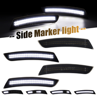 White Front Rear Bumper Lights  for Chevy Camaro 2016-2023 LED Flashing Side Marker Lights Mirror Turn Signal Lamp Indicator