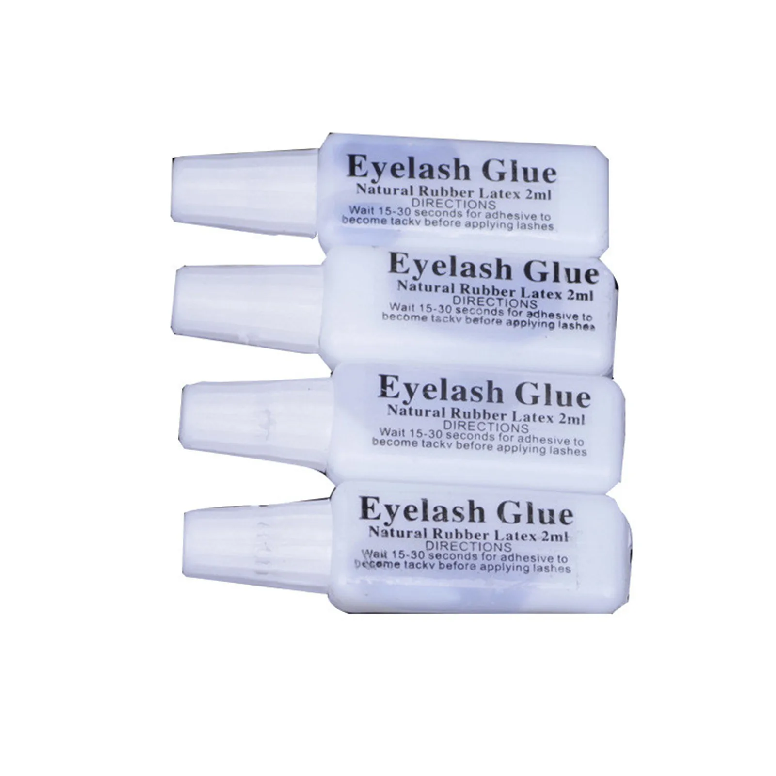 Colle à Cils Blanc Laiteux Imperméable et Durable, vaccage Rapide, Maquillage Adhésif, Sans Irritation, 2ml, 1/2/3 Pièces