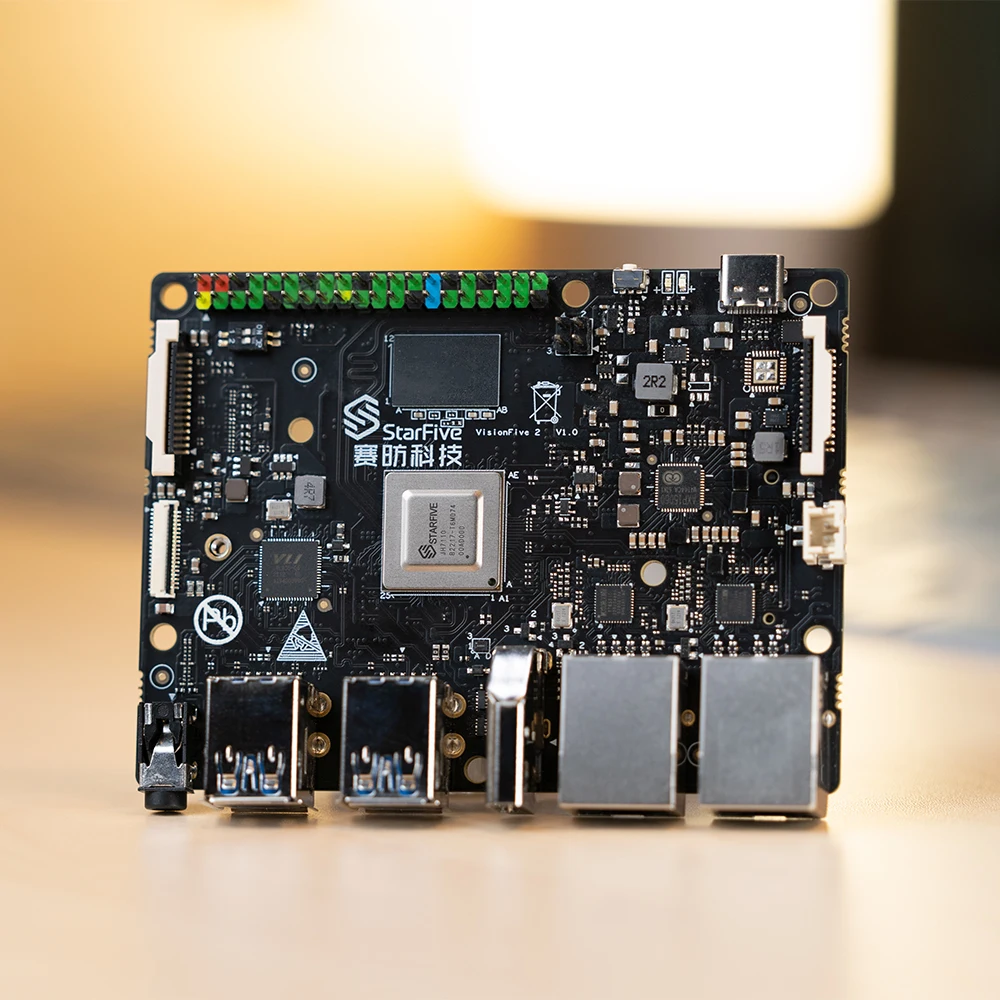 Imagem -03 - Visionfive v2 Quad-core Risc-v Placa de Desenvolvimento Visionfive Quad-core Risc-v Computador de Placa Única Sbc Integrado 3d Gpu 4g 8g