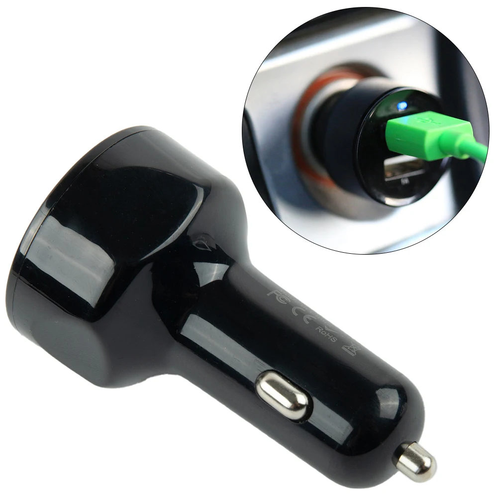 Car Charger Smart and Convenient USB Car Charger with 4 Ports and LED Display Fast Charging at Your Fingertips