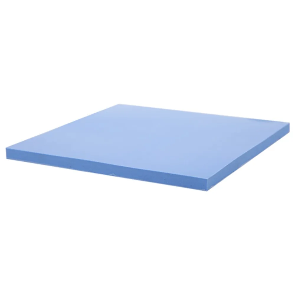 

100x100x5mm Thermal Conductivity Pad 1.5w m-k Silicone Thermal Sheet Blue Thermal Conductivity Mat GPU Cooling