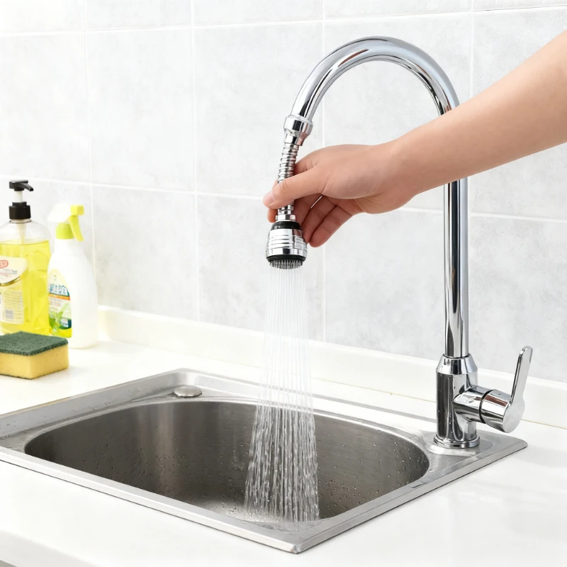

360° Adjustment Kitchen Faucet Extender Dual Mode Water Saving Pressurize Faucet Extender Filter Sprayer Bathroom Kitchen Gadget