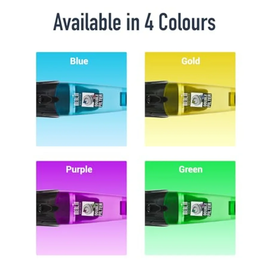 Merlin 2 in 1 Mini Handheld/Stick 500 Watt Bagless Corded Vacuum with Tools Blue for Home Cleaning Car Interior Detailing and O