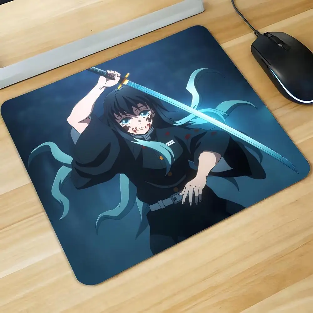Muichiro Tokito Mouse Pad Gaming Laptops Keyboard Mat Deskmat Pc Accessories Desk Protector Mousepad Gamer Mats Anime