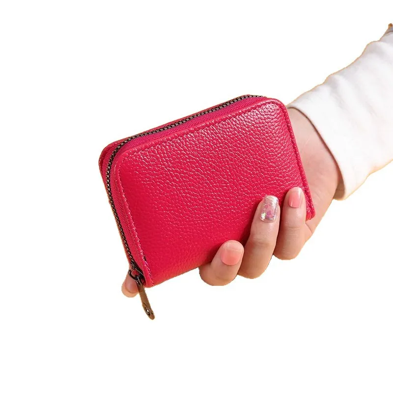 New Arrival Women's Card Holder, Large Capacity Multi-Slot Anti-Magnetic Bank Card Case, Driver's License Wallet with Zipper, Ultra-Thin Coin Purse image 4