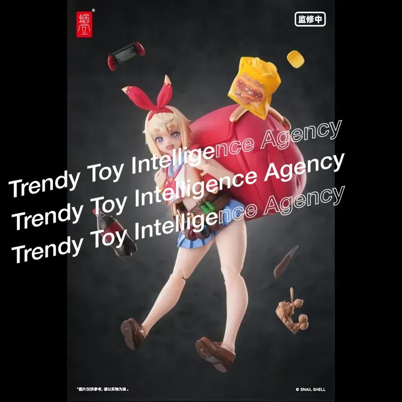 for RPGEX-06 Adventurer Snail 1/12 Scale Painted Movable Action Figure Collectible Model Toy Gift