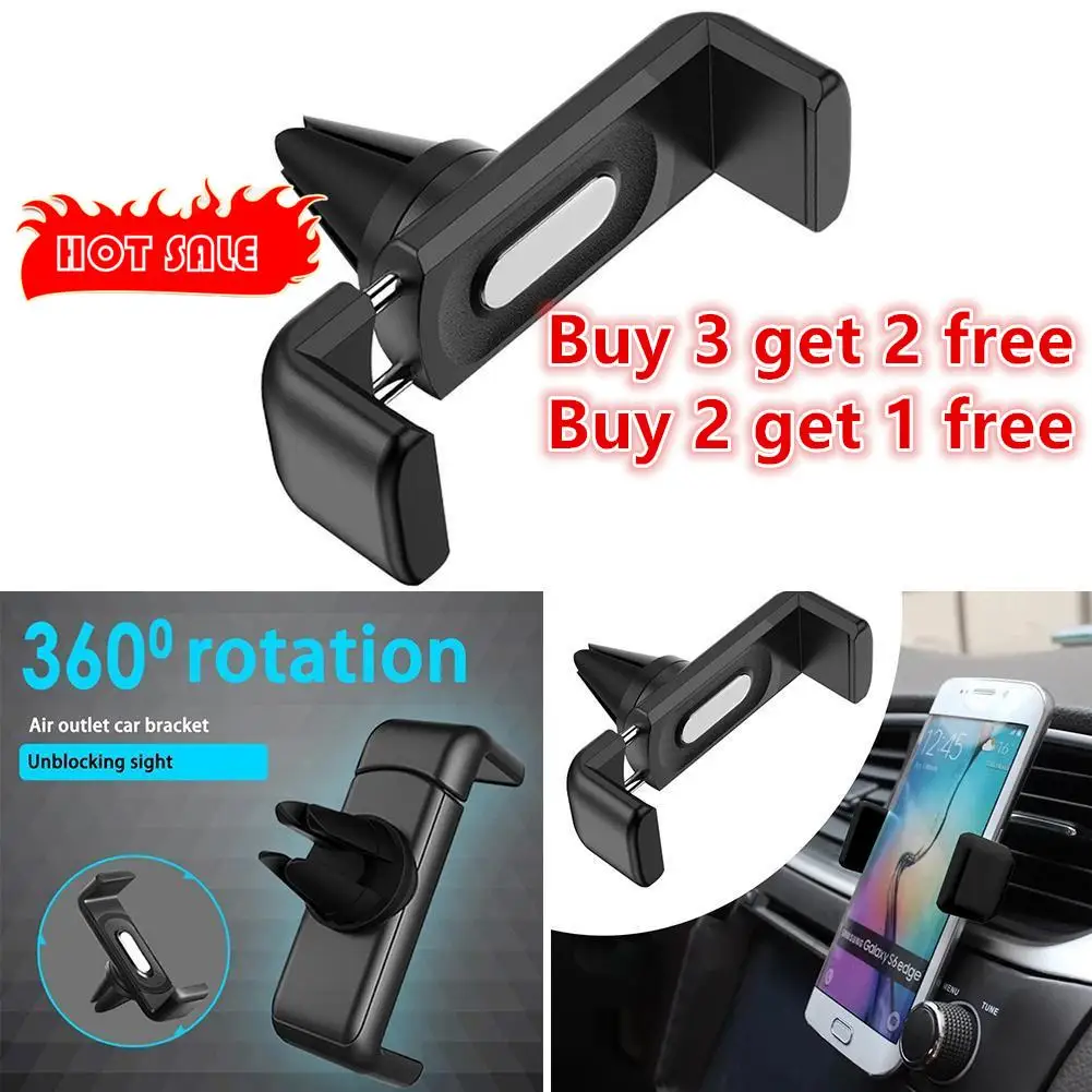 

3/5x Universal Cellphone Holder Car Air Outlet Mount Clip For Mobile Phone Holder ABS Car Mount Phone Support Interior Accessori