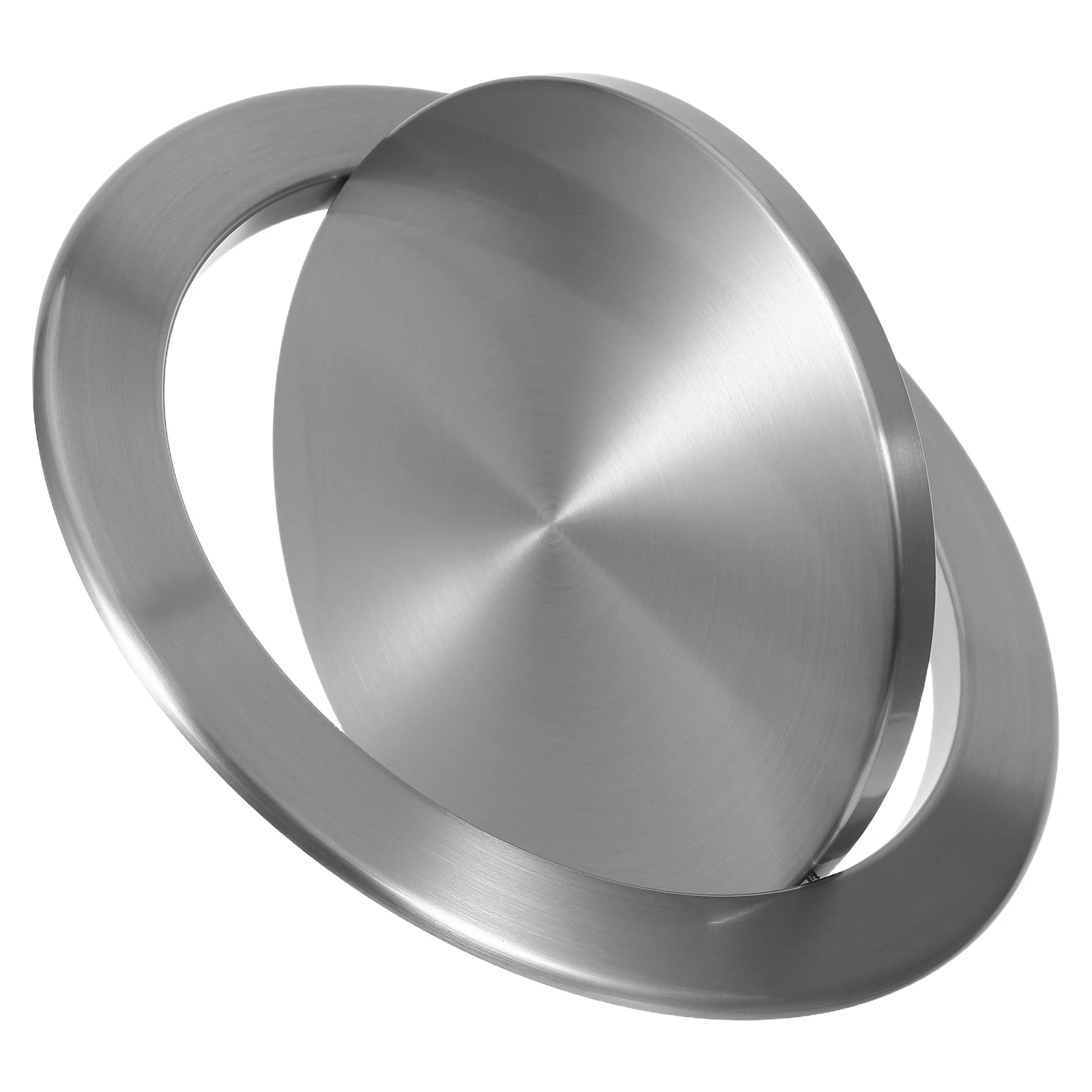 

Countertop Built-in Stainless Steel Trash Chute Lid Swing Flap Design for Odor Control Embedded Garbage Can Replacement in