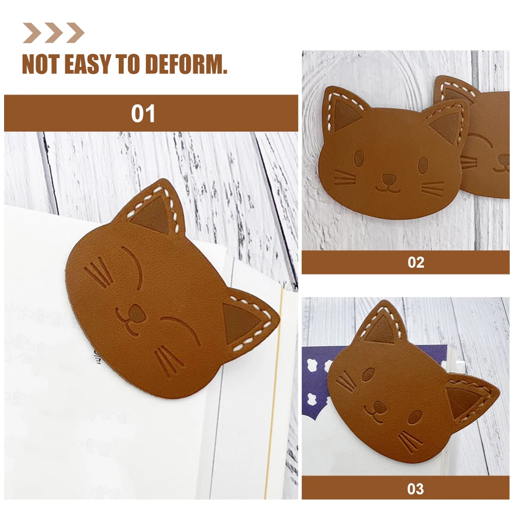 2 قطعة الإشارات المرجعية لطيف القط علامات الصفحة للكتب الطلاب عشاق القراءة الصغيرة الكرتون المرجعية هدية الزخرفية السائبة #1