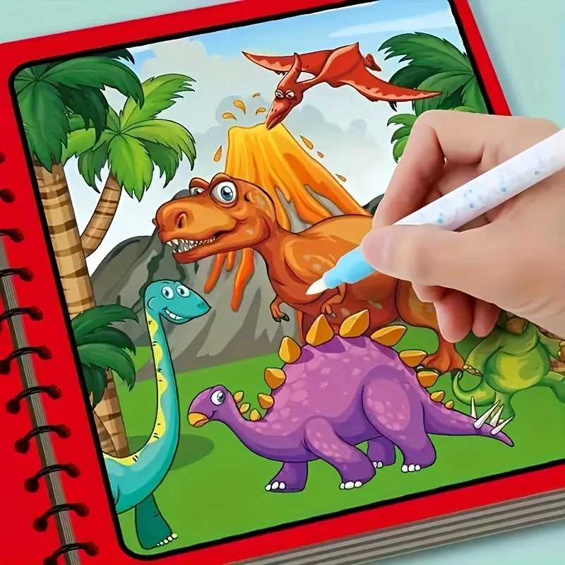 قطعة واحدة من كتاب الرسم المائي السحري الإبداعي، تتضمن فرشاة مائية يمكن استخدامها بشكل متكرر، مجموعة كتب الرسم، تصميم غير قابل للتلطيخ، كتاب العبث التعليمي التفاعلي، موضوعات مختلفة مثل الحيوانات، المحيط، رواد الفضاء، وحيد القرن، وما إلى ذلك. ، سهل الحمل، مناسب للاستخدام المنزلي والخارجي، منتج تفاعلي للعائلة، هدية موصى بها لزراعة الاهتمام في اللوحة