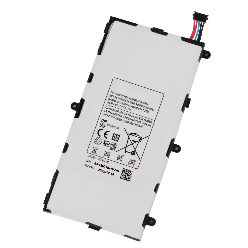 Новый Сменный аккумулятор T4000E T4000C T4000U для Samsung GALAXY Tab3 7,0 T210 T211 T217A T2105, аккумулятор 4000 мАч