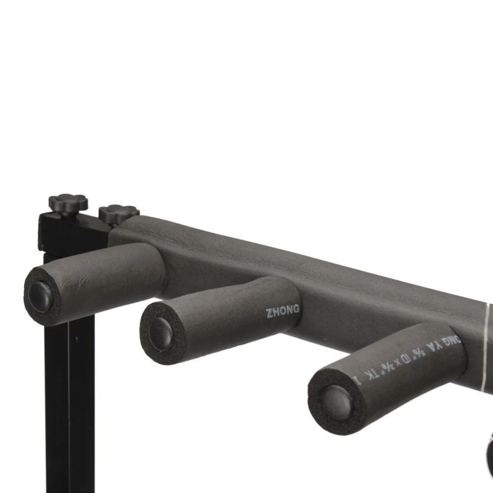 جديد 9 قابلة للطي متعددة الغيتار باس حامل رف عرض موقف أسود