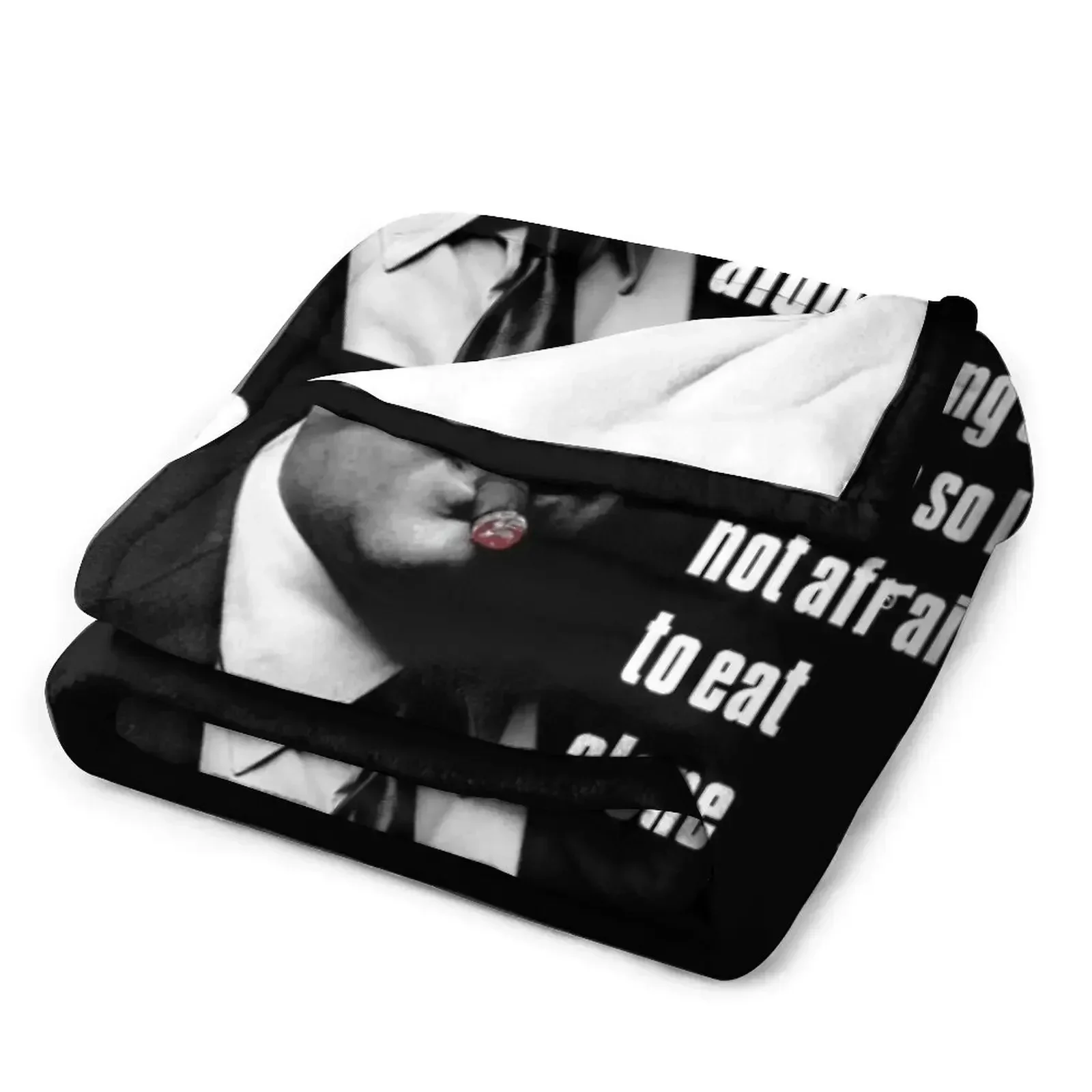 Tony Soprano cigar Quote Throw Blanket Loose Blanket cosplay anime For Sofa
