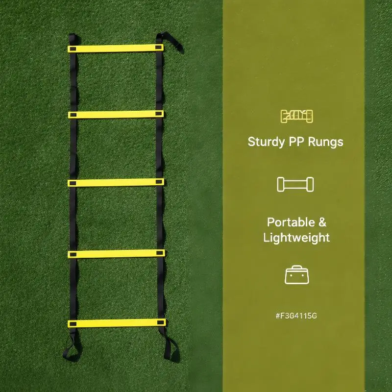 Adjustable Agility Ladders High Quality Nylon Straps Speed Training Equipment for Football Youth Sports Practice