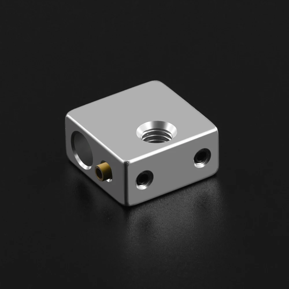 Reprap Makerbot MK7 MK8 Aluminium Heater Block For Print Head Hot End Heating Block 20*20*10 20x20x10 mm For 3D Printer