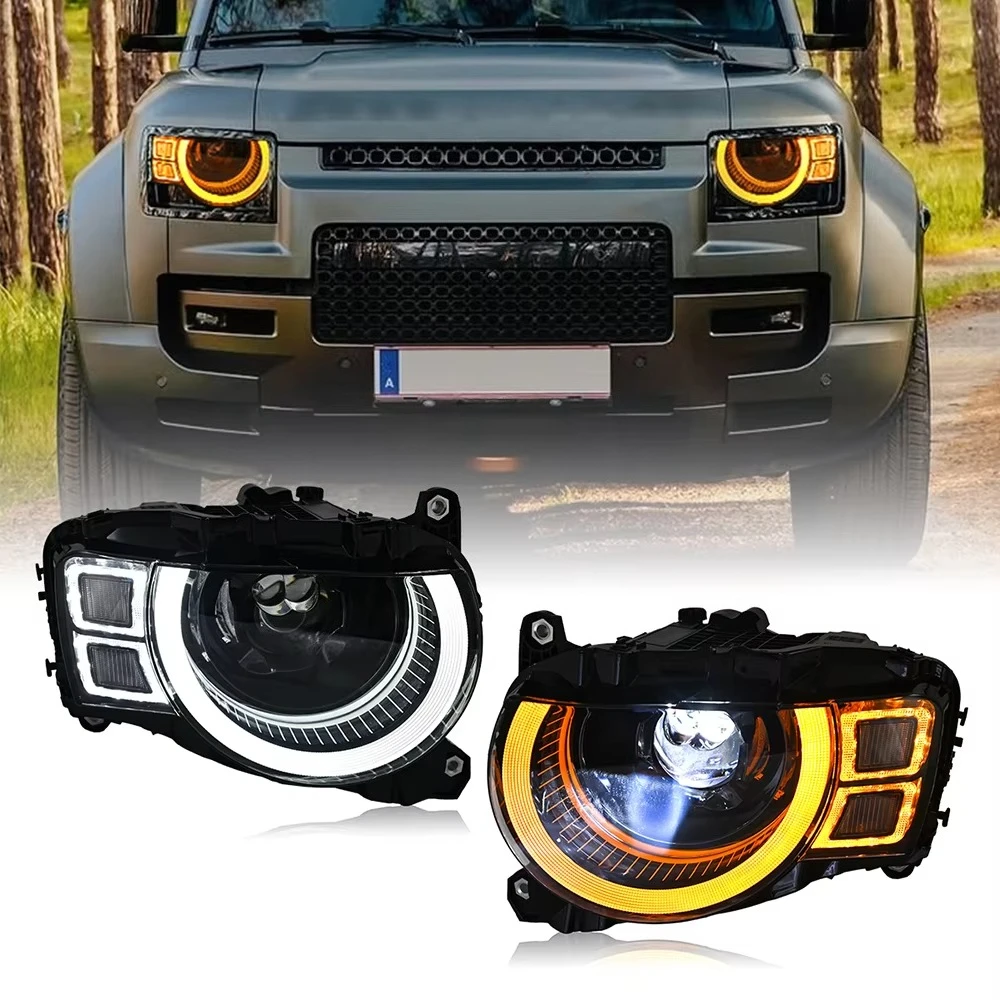 TT-LHWS-A533 Auto for 2020-2025  Defender Headlight Front Lamp Upgrade Style Car Parts Lighting System Assembly