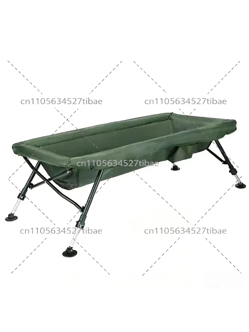 New folding fish bed 120 * 40 * 60cm210D Oxford cloth + net far throw giant fish bed