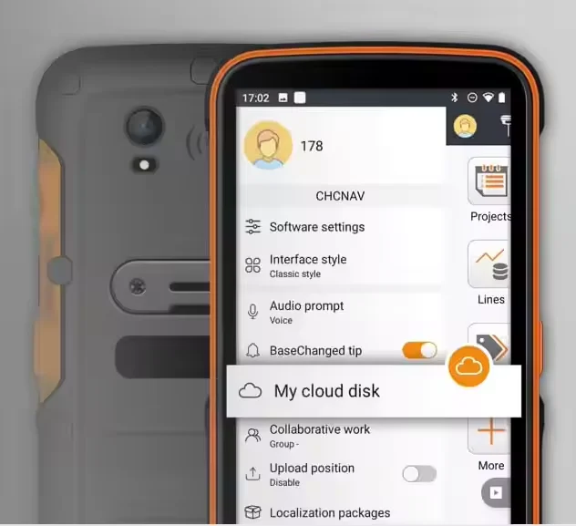 newCHC Landstar8 Powerful RTK Field Software  Android OS Data Collecting APP Program for RTK GNSS Surveying