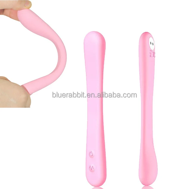 GF Flexible Vibrators Wholesale Rechargeable Silicone Double-Ended Flexible Internal G-Spot Vibrator Discreet Sex Toys