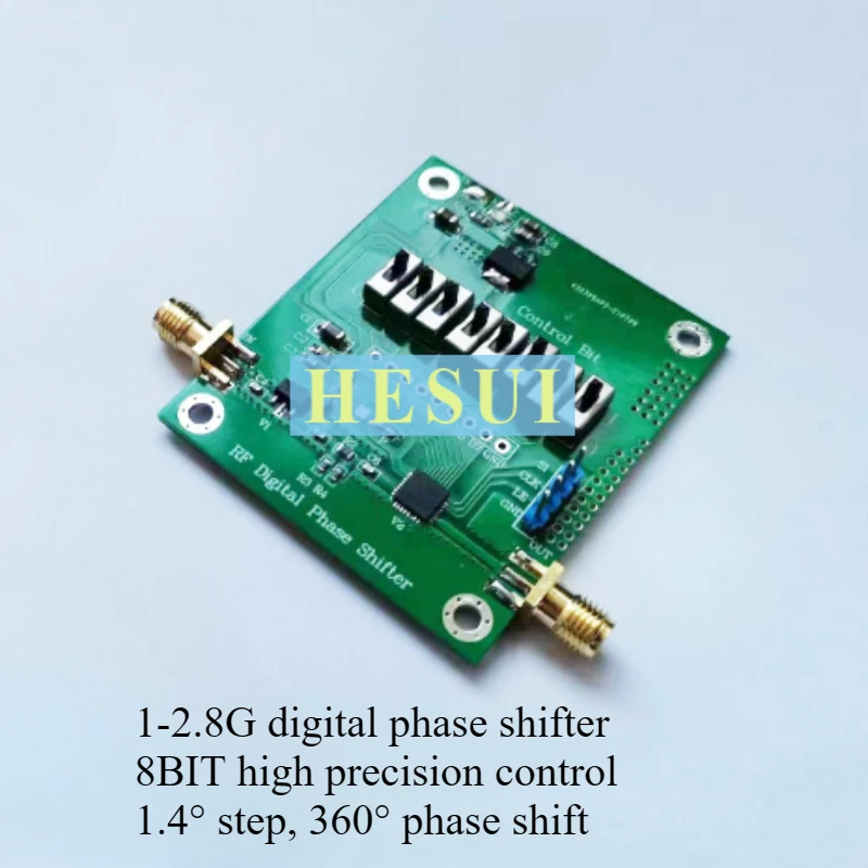 1-2.8G digital phase shifter 8BIT CNC phase regulator 360-degree phase-shift phased array