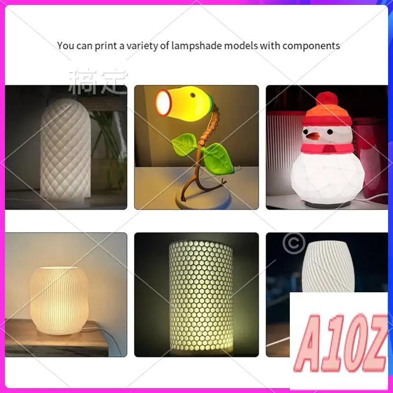 

0Z-3D Print Parts Model Kit LED Light Lighting Kit Can Be Matched With A Variety Of Lampshade Models Without Printparts