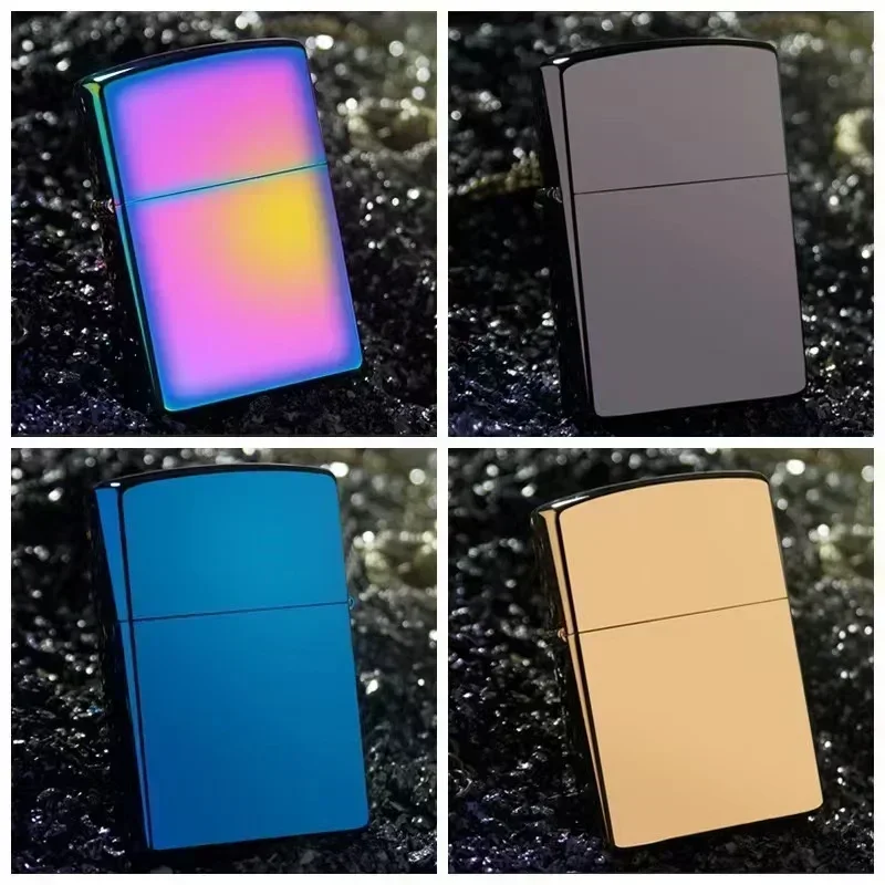 2025 Classic Kerosene Lighter Metal Body Sand Wheel Fireproof Cigarette Lighter Smoking Accessories Men's Gift Encendedores