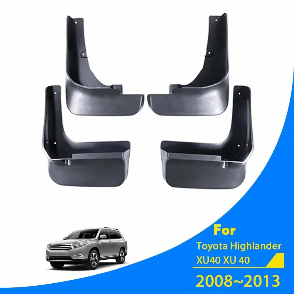 

For Toyota Highlander XU40 XU 40 2008~2013 2009 2010 2011 2012 Car Accessories Goods Car Fender Mud Flap Mudguards Splash Guards