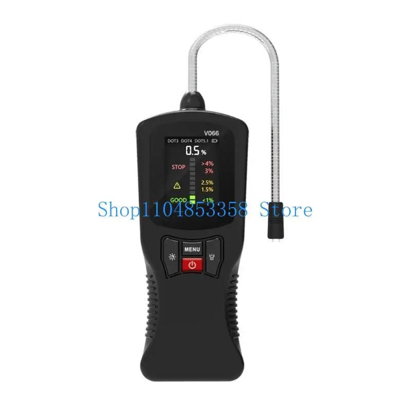 652F Brake Fluid Tester Car Brake Liquid Digital Tester Fit for DOT3 DOT4 DOT5.1 Accurate Oil Quality Check Sound Light Alarm